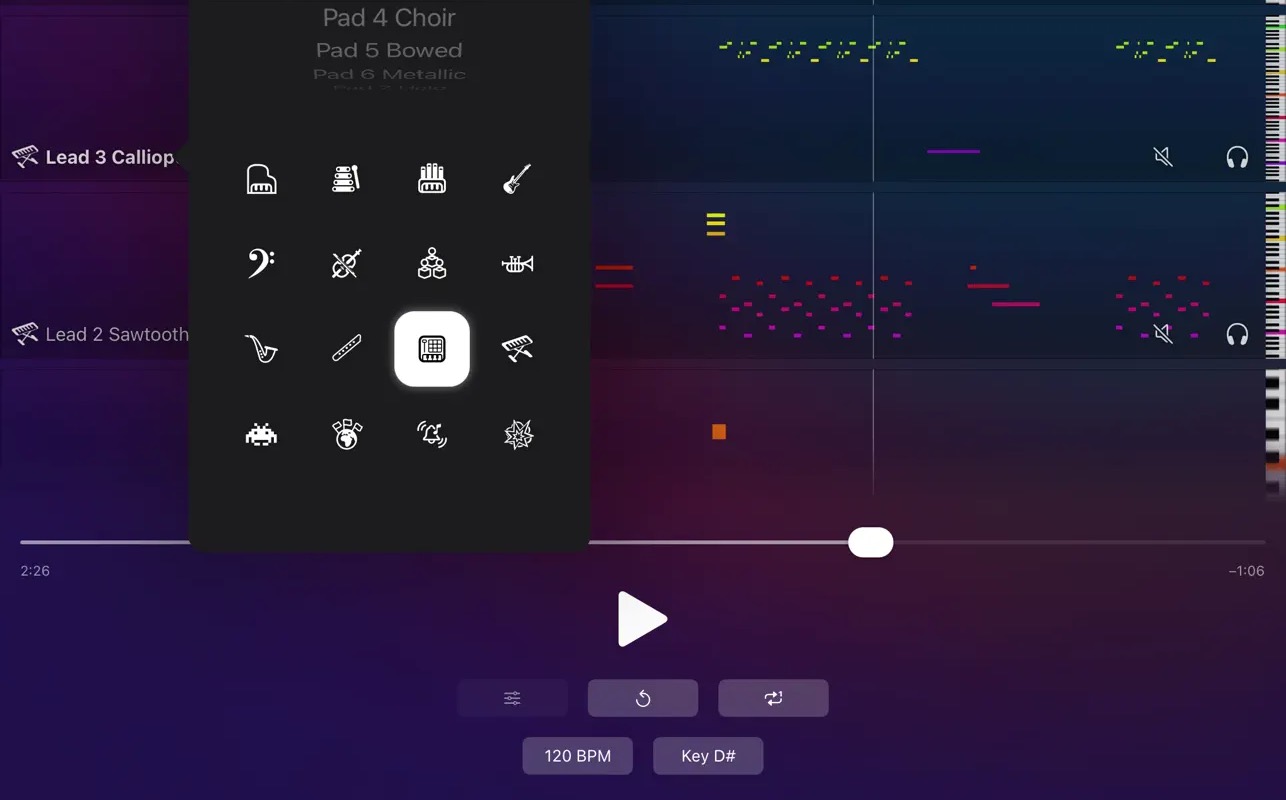 MIDI Opener main screen